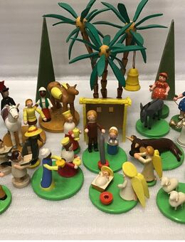 Altes Konvolut Krippenfiguren Erzgebirge - Düsseldorf