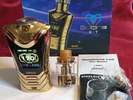 Sigelei Sobra Kit, Gold, Neuwertig, FP. 60€, SAMMLUNGSAUFLÖSUNG!! AKKUTRÄGER, MOD BOX, VAPE. - Bühl