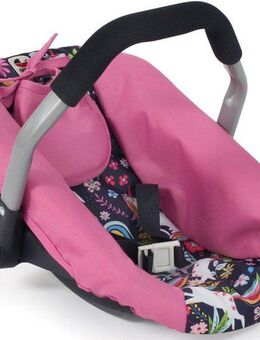 CHIC2000 Puppen Autositz Einhorn