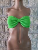 Vintage Bikini Oberteil neon grün in 34314