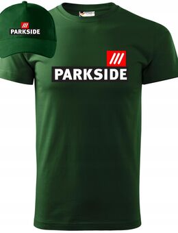 PARKSIDE PREMIUM T-Shirt aus Baumwolle für Herren mit Cap Mütze im Set - Wuppertal