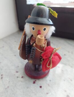 Räuchermännchen Jäger mit Pfeife handgemacht Vintage - Aßling
