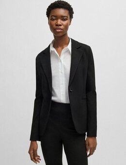 BOSS ORANGE Longblazer Jaslim Premium Damenmode mit geschlitzten Ärmeln