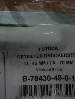 BKS-GU geteilter Türdrückerstift,45/70 mm - Ulmen