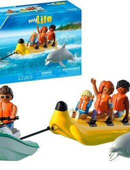 Playmobil® Bananenboot-Tour (71905), My Life Konstruktions-Spielset, (22 St), Made in Europe