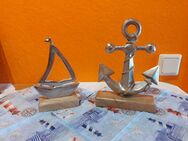 ab 9 € ... maritime Deko Anker o. Segelboot Aluminium Holz Aufsteller - Rheinbach