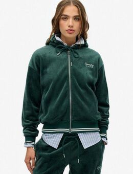 Superdry Kapuzensweatjacke COUNTRY CLUB VELOUR ZIP HOOD