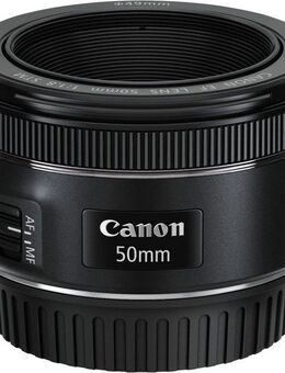 Canon EF 50mm f/1.8 STM Festbrennweiteobjektiv, (Passend für Canon EOS EF/EF-S System Kameras (z.B. EOS 250D)