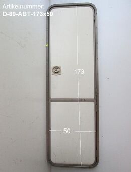 Dethleffs Wohnwagentür / Aufbautür 173 x 50 ohne Schlüssel gebraucht (Eingangstür) zB TN5 / RT2 - Schotten Zentrum