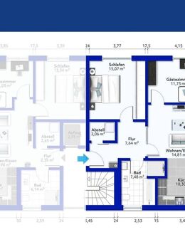 Neubauprojekt "Zur Aue" - Hochwertige barrierefreie 3- Zi. Wohnung - Wernigerode