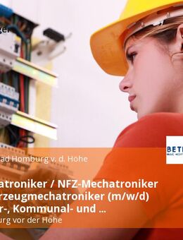 KFZ-Mechatroniker / NFZ-Mechatroniker / Nutzfahrzeugmechatroniker (m/w/d) Feuerwehr-, Kommunal- und Sonderfahrzeuge - Bad Homburg (Höhe)