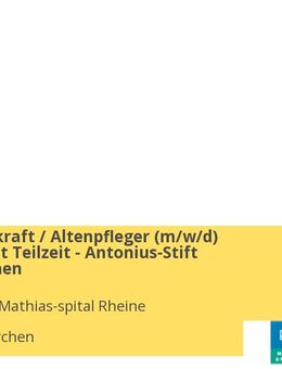 Pflegefachkraft / Altenpfleger (m/w/d) Nachtdienst Teilzeit - Antonius-Stift Neuenkirchen - Neuenkirchen (Nordrhein-Westfalen)