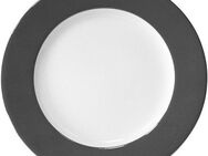 Fink Platzteller Moments, Set, 4-tlg., Ø 30 cm, Porzellan mit Platinumrand