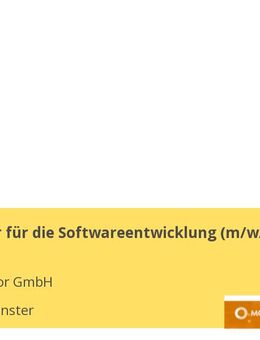 Mitarbeiter für die Softwareentwicklung (m/w/d) - Rheinmünster