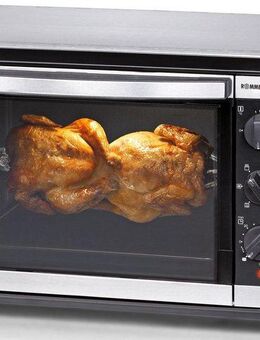 Rommelsbacher Minibackofen Back & Grill Ofen BG 1805/E, für Backformen bis 31,5 cm Ø