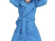 Wewo fashion Kinderbademantel 8024, Kurzform, Baumwolle, Kapuze, Gürtel, für Mädchen & Jungen, mit niedlicher Kapuze