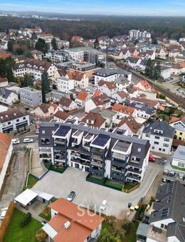 HELLE ARCHITEKTUR MIT SÜDBALKON - Moderne 2-Zimmer-Wohnung nahe Bahnhof - Obertshausen