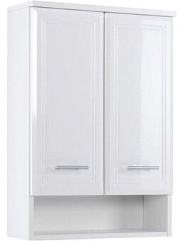 welltime Hängeschrank Neapel Breite 50 cm, mit Hochglanzfronten und eleganter Fräsung