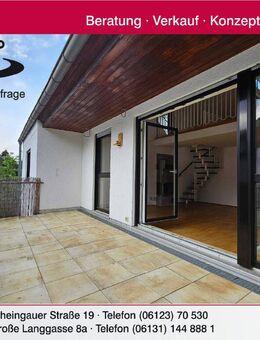 Echte Hausalternative: Außergewöhnlich schöne Maisonette-Wohnung mit großer Terrasse - Mainz