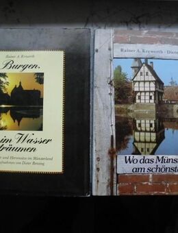 2 Münster-Bücher Krewerth/Rensing zus. 4,-  Wo das Münsterland am schönsten ist+ Burgen, die im Wasser träumen - Flensburg