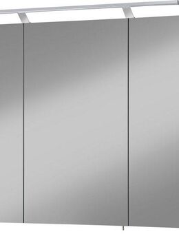 welltime Spiegelschrank Torino made in Germany Breite 100 cm, 3-türig, LED-Beleuchtung, Schalter-/Steckdosenbox