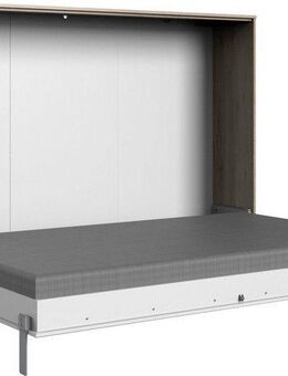 Wimex Schrankbett Juist Schrankklappbett Gästebett horizontal klappbar, 3 Liegeflächen, mit Lattenrost, Made in Germany