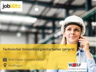 Technischer Entwicklungsmitarbeiter (m/w/d) - Wolfhagen