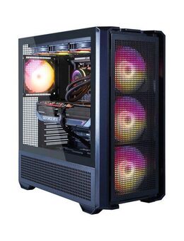 Cougar MX600 BK 7473 Gaming-PC (AMD Ryzen 7 9700X, GeForce RTX 5070 Ti, 32 GB RAM, 1000 GB SSD, Wasserkühlung, Windows 11, DDR5 RAM)