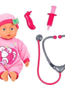Bayer Babypuppe Doktorpuppe, mit Funktion