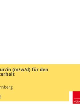 Bauingenieur/in (w/m/d) für den Straßenunterhalt - Nürnberg