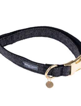 Nomad Tales Calma Halsband, ebony - Größe L: 39 - 64 cm Halsumfang, 25 mm breit