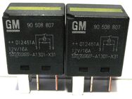 2 Stück - Original GM Opel Relais Nr. 90508807 / Tyco-A1301-X31 - 12V/16A - Biebesheim (Rhein)