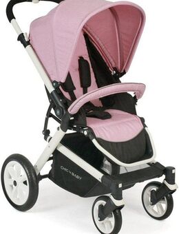 CHIC4BABY Sport-Kinderwagen Boomer, rosa, mit schwenk- und feststellbaren Vorderrädern
