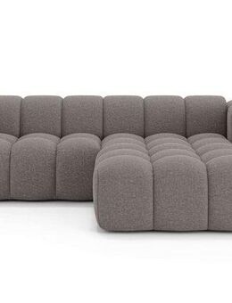OTTO home Ecksofa KALLIE Design-Sofa mit Wellenunterfederung, Bubble-Optik, 248/186/72cm, moderne Steppung, hoher Sitzkomfort und modernes Design