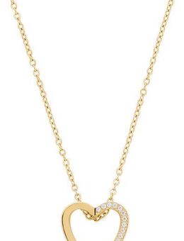 LEONARDO Kette mit Anhänger Halskette Dolores, mit Zirkonia (synth)