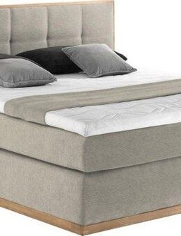 Places of Style Boxspringbett Vinton, aus massiver Eiche, verschiedene Härtegrade (auch H4)