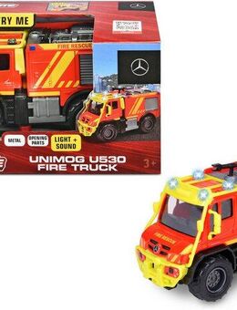 majORETTE Spielzeug-Feuerwehr Unimog U530 Fire Truck, mit Licht und Sound