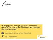 Pädagogische oder pflegerische Fachkraft (m/w/d) für das Wohn- und Assistenzangebot Heckenrosenweg 1 - Bad Oeynhausen