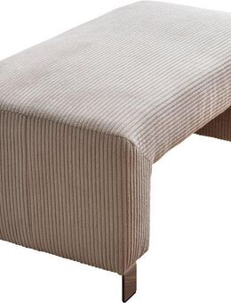 exxpo - sofa fashion Polsterhocker Intenso, Hocker, modern, wahlweise in Leder oder Textil, hohe Bodenfreiheit, frei im Raum stellbar, hoher Sitzkomfort