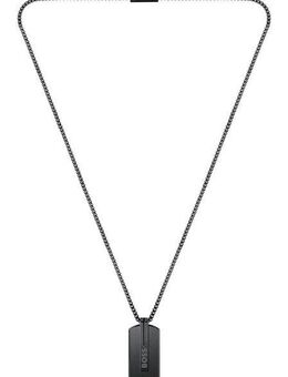 BOSS Kette mit Anhänger Schmuck Edelstahl Halsschmuck Venezianerkette ORLADO