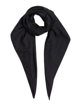 Calvin Klein Schal BURNOUT LARGE MONOGRAM SCARF, mit Burnout-Logomuster