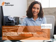 Schreibkraft für das Büro (m/w/d) im Blutspendedienst - Bonn