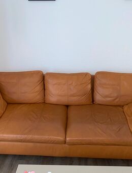 IKEA STOCKHOLM 3er-Sofa – Leder, naturfarben – Top Zustand! - Kassel Niederzwehren