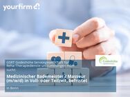 Medizinischer Bademeister / Masseur (m/w/d) in Voll- oder Teilzeit, befristet - Bonn