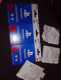 Sony Playstation Guthaben zu verkaufen mit Quittung - Berlin Tempelhof-Schöneberg