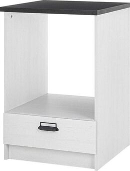 Home affaire Herdumbauschrank Sherwood mit Apothekergriffen aus Metall, Breite der Arbeitsplatte 63 cm