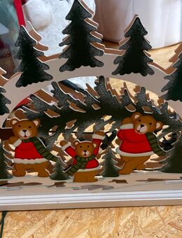 Stimmungsleuchte aus Holz, Weihnachtsdeko - Sinsheim