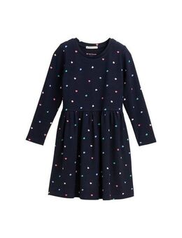 TOM TAILOR Skaterkleid mit Herzchen-Allover-Muster