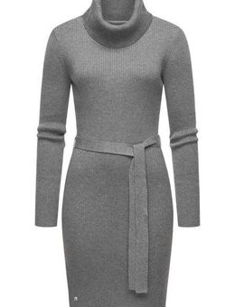 Ragwear Sweatkleid Miyya warmes Winterkleid mit breitem Rollkragen