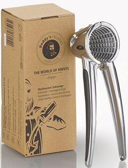 Buddy's Nussknacker Buddy´s Blades, (1-tlg), Sektzange, Sektöffner, Zink